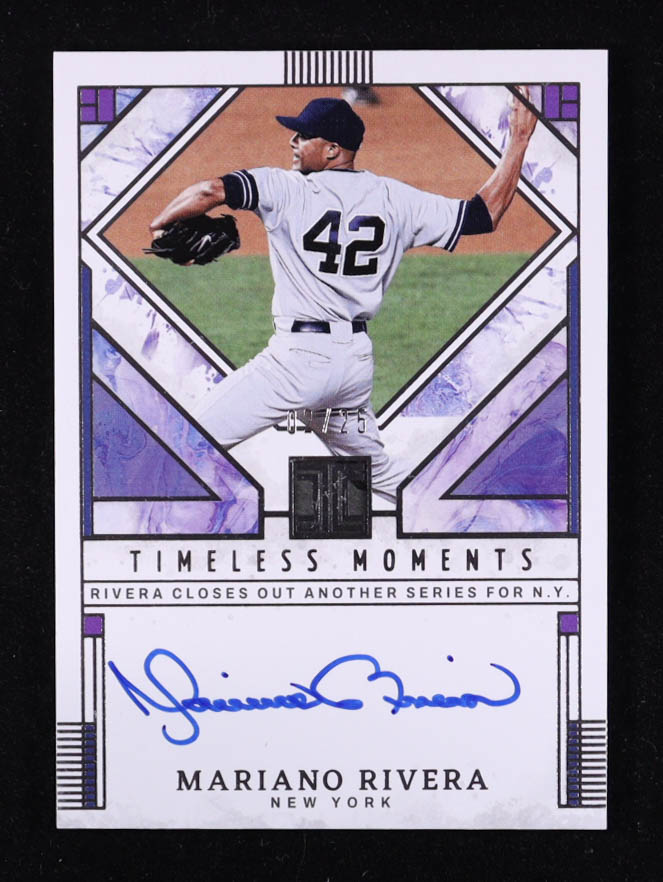 Mariano Rivera 2025 Panini Impeccable Timeless Moments Signatures #28 #02/25 at PristineAuction.com Mariano Rivera 2025 Panini Impeccable Timeless Moments Signatures #28 #02/25 at PristineAuction.com
