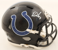 Edgerrin James Signed Colts Speed Mini Helmet (Beckett) at PristineAuction.com