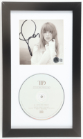 Taylor Swift Signed Custom Framed "Tortured Poets Department" CD Insert Display with Disc (Beckett) at PristineAuction.com
