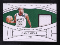 Khris Middleton 2021-22 Panini National Treasures Game Gear #27 #67/99 at PristineAuction.com
