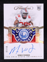 Mike Weber 2019 Panini Flawless Collegiate Rookie Patch Autographs Gold #137 #7/10 RC at PristineAuction.com