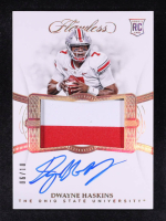 Dwayne Haskins 2019 Panini Flawless Collegiate Rookie Patch Autographs Gold #160 #6/10 RC at PristineAuction.com
