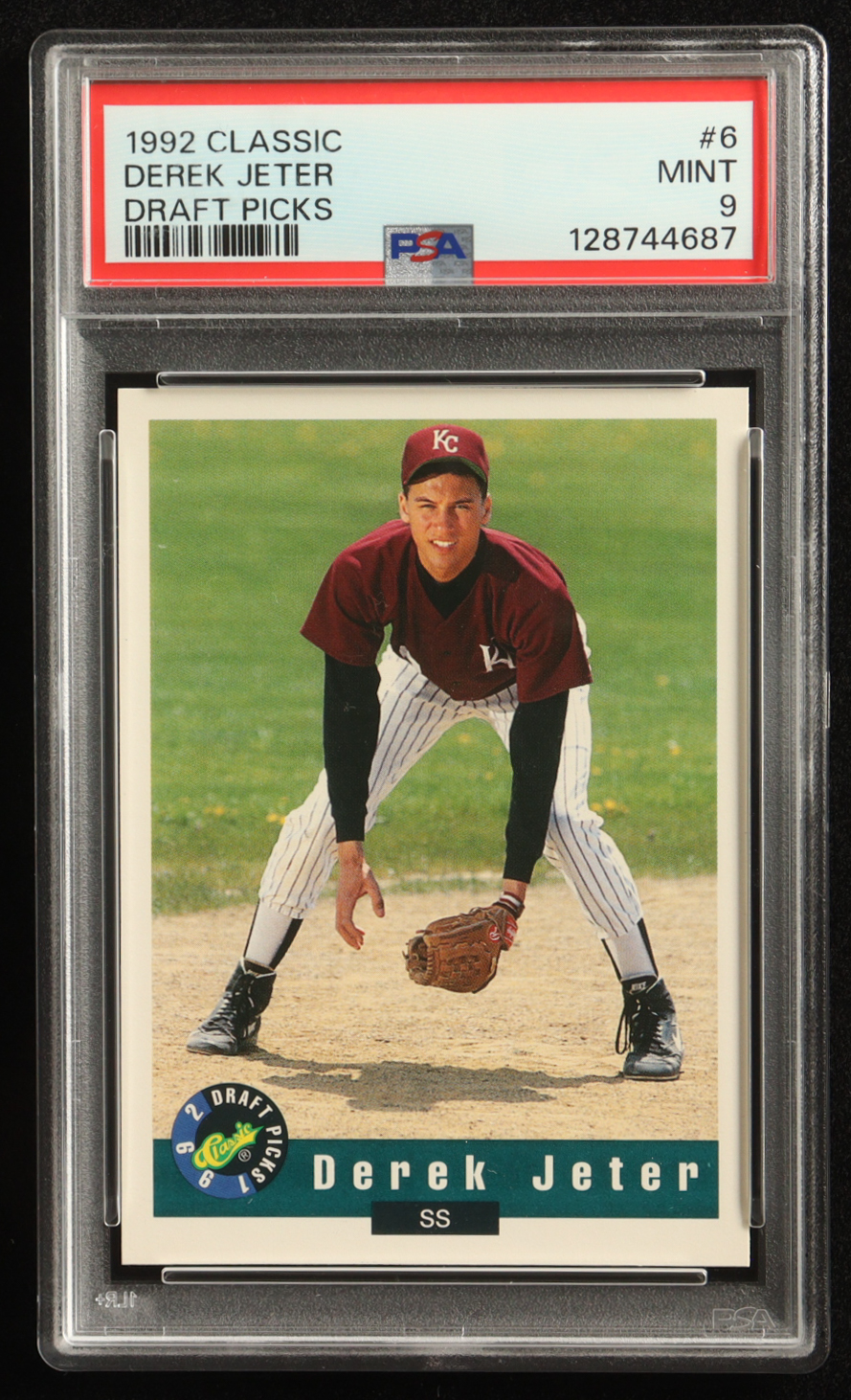 Derek Jeter 1992 Classic Draft Picks #6 RC (PSA 9) at PristineAuction.com Derek Jeter 1992 Classic Draft Picks #6 RC (PSA 9) at PristineAuction.com