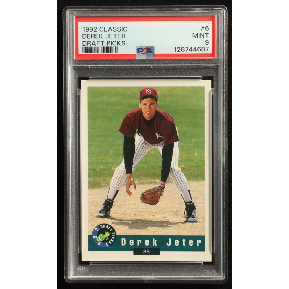 Derek Jeter 1992 Classic Draft Picks #6 RC (PSA 9) at PristineAuction.com