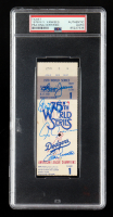 Reggie Jackson, Lou Piniella, Chris Chambliss & Graig Nettles Signed Original 1978 World Series Game 1 Ticket | New York Yankees vs. Los Angeles Dodgers (PSA Encapsulated) at PristineAuction.com
