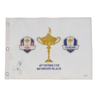 Bryson DeChambeau Signed 2025 Ryder Cup Golf Pin Flag (JSA) at PristineAuction.com