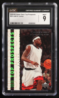 LeBron James 2003-04 UD Top Prospects #55 (CGC 9) at PristineAuction.com