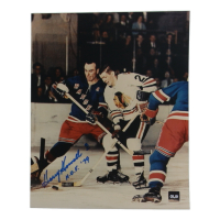 Harry Howell Signed Rangers 8x10 Photo Inscribed "H.O.F. '79" (COJO) at PristineAuction.com