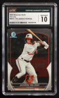 Jackson Holliday 2023 Bowman Chrome Draft #BDC118 (CGC 10) at PristineAuction.com