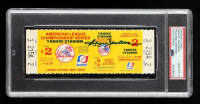 Reggie Jackson Signed Original 1971 ALCS Game 2 Ticket | New York Yankees vs. Kansas City Royals (PSA | Autograph Graded 10) at PristineAuction.com