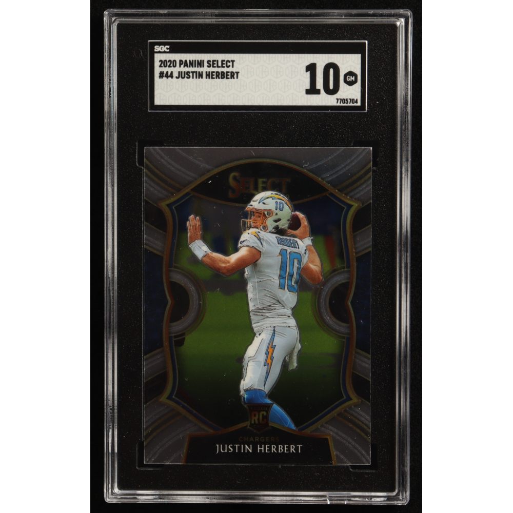 Justin Herbert 2020 Panini Select #44 RC (SGC 10) at PristineAuction.com