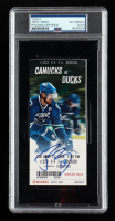 Troy Terry Signed 2018 Canucks vs Ducks Game Ticket (PSA) at PristineAuction.com