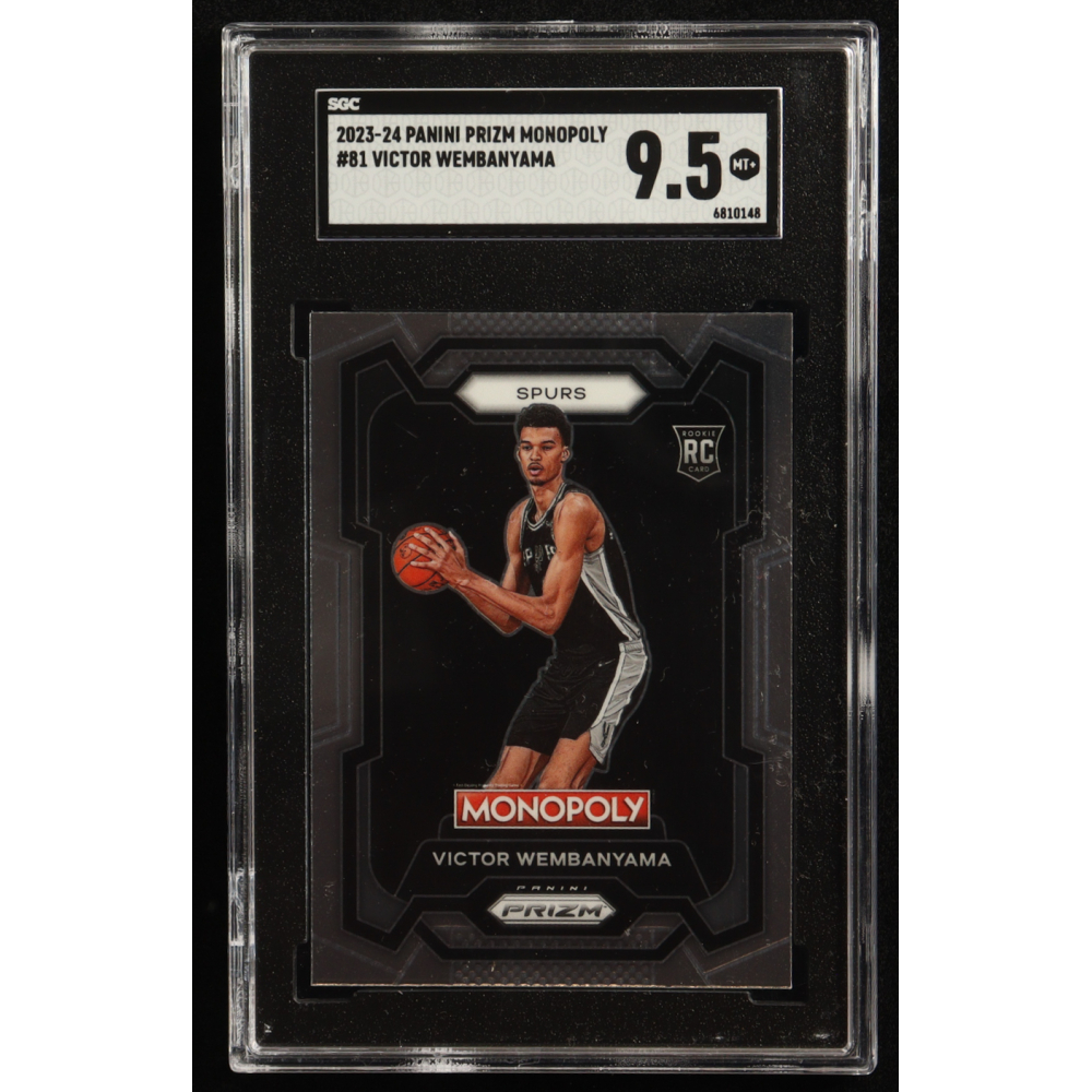 Victor Wembanyama 2023-24 Panini Prizm Monopoly #81 RC (SGC 9.5) at PristineAuction.com