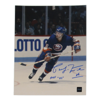 Pat LaFontaine Signed Islanders 8x10 Photo Inscribed "HOF '03'" (COJO) at PristineAuction.com