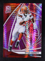 Myles Garrett 2019 Panini Spectra Neon Pink #98 #14/25 at PristineAuction.com