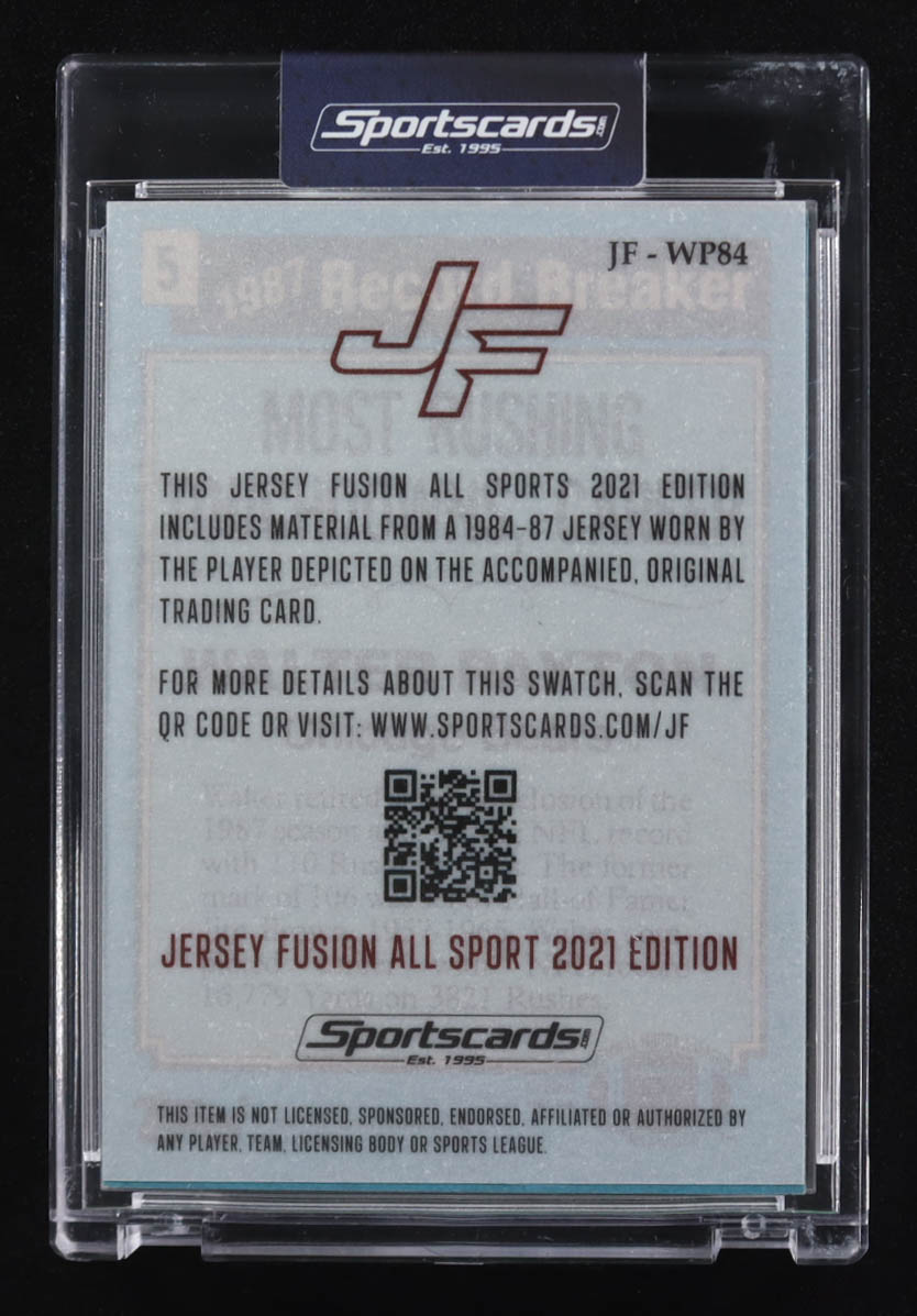 Walter Payton 2021 Jersey Fusion All Sport #WP84 at PristineAuction.com Walter Payton 2021 Jersey Fusion All Sport #WP84 at PristineAuction.com