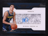 Michael Porter Jr. 2018-19 Panini Dominion Main Exhibit Rookie Autographs #35 #3/49 RC at PristineAuction.com