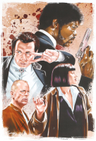 "Pulp Fiction" 13x19 Lithograph by Tony Santiago (PA) at PristineAuction.com