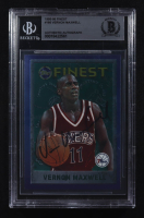 Vernon Maxwell Signed 1995-96 Topps Finest #166 (BGS) at PristineAuction.com