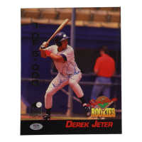 Derek Jeter Signed LE 1994 Signature Rookies Hottest Prospects Jumbo Card #S4 (PSA) at PristineAuction.com
