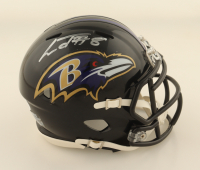 Lamar Jackson Signed Ravens Speed Mini Helmet (JSA) at PristineAuction.com