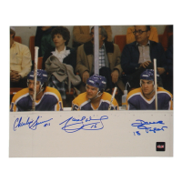 Dave Taylor, Marcel Dionne & Charlie Simmer Signed Kings "Triple Crown Line" 8x10 Photo (COJO) at PristineAuction.com