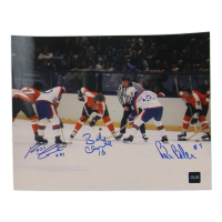 Reggie Leach, Bobby Clarke & Bill Barber Signed Flyers "LCB Line" 8x10 Photo (COJO) at PristineAuction.com