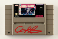 Dennis Rodman Signed "Bulls vs Blazers and the NBA Playoffs" SNES Video Game Cartridge (JSA) at PristineAuction.com