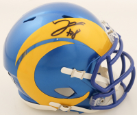 Jared Verse Signed Rams Speed Mini Helmet (Beckett) at PristineAuction.com