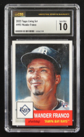 Wander Franco 2022 Topps Living #495 (CSG 10) at PristineAuction.com