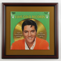 Elvis Presley Custom Framed 1968 Factory Sealed Vintage "Elvis' Gold Records Vol. 4" Vinyl LP Record Album at PristineAuction.com