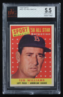 Ted Williams 1958 Topps #485 AS (BVG 5.5) at PristineAuction.com