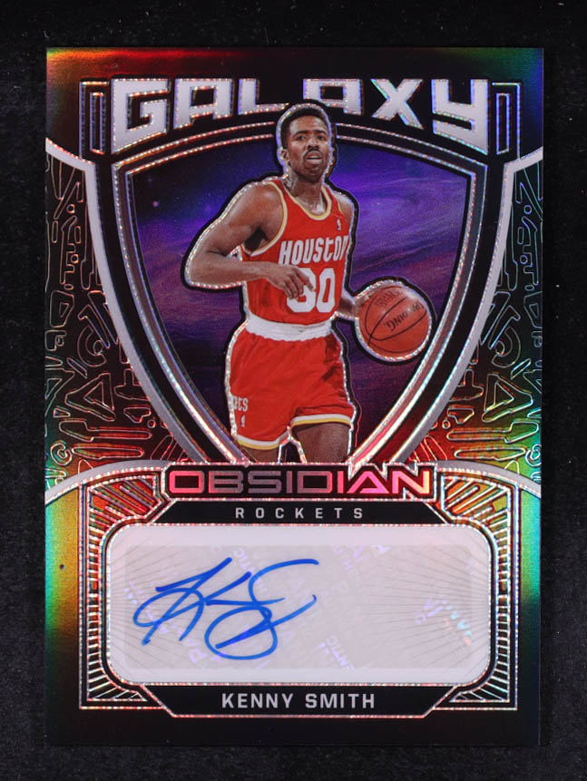 Kenny Smith 2020-21 Panini Obsidian Galaxy Autographs #36 #145/149 at PristineAuction.com Kenny Smith 2020-21 Panini Obsidian Galaxy Autographs #36 #145/149 at PristineAuction.com