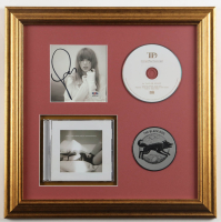 Taylor Swift Signed "The Tortured Poets Department" Custom Framed CD Album Display (PSA) at PristineAuction.com