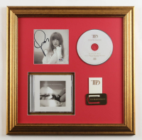 Taylor Swift Signed "The Tortured Poets Department" Custom Framed CD Album Display (PSA) at PristineAuction.com
