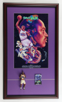 "Space Jam" Custom Framed Print Display with Michael Jordan Action Figure at PristineAuction.com