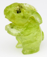 5.07 Carats Natural Green Garnet Rabbit Carving at PristineAuction.com