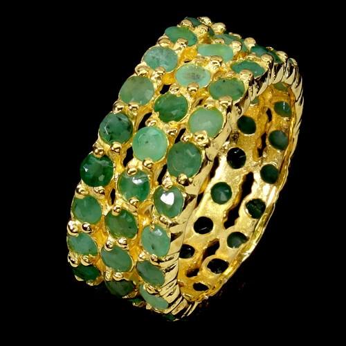 6.50 Carats Natural Emerald Eternity Ring | $2,800 Estimated Retail Value (UGL Cert) at PristineAuction.com 6.50 Carats Natural Emerald Eternity Ring | $2,800 Estimated Retail Value (UGL Cert) at PristineAuction.com