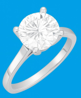 1.72 Carats Lab Grown Diamond Ring  G, VVS2 | $3,100 Estimated Retail Value (UGL & IGI Certs) | Brand New at PristineAuction.com