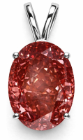 7.19 Carats Lab Grown Fancy Vivid Pink Diamond Pendant VS1 | $15,000 Estimated Retail Value (UGL & IGI Certs) | Brand New at PristineAuction.com