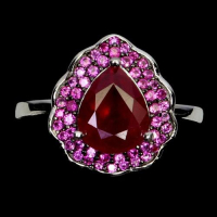 3.00 Carats Natural Ruby Ring | $1,800 Estimated Retail Value (UGL Cert) at PristineAuction.com