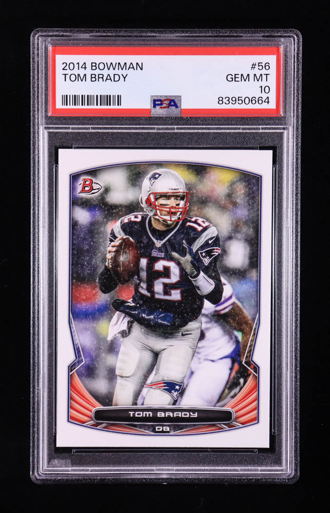 Tom Brady 2014 Bowman #V56 (PSA 10) at PristineAuction.com Tom Brady 2014 Bowman #V56 (PSA 10) at PristineAuction.com