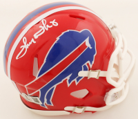 Thurman Thomas Signed Bills Speed Mini Helmet (Beckett) at PristineAuction.com