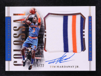 Tim Hardaway Jr. 2018-19 Panini National Treasures Colossal Material Autographs Prime #42 #13/22 at PristineAuction.com