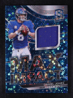 Daniel Jones 2021 Panini Spectra Max Impact Materials Neon Blue #8 #19/60 at PristineAuction.com
