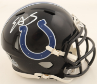 Edgerrin James Signed Colts Speed Mini Helmet (Beckett) at PristineAuction.com