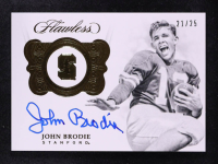 John Brodie 2018 Panini Flawless Collegiate Team Logo Signatures #36 #21/25 at PristineAuction.com