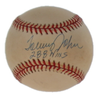 Tommy John Signed OAL Baseball Inscribed "288 Wins" (JSA) at PristineAuction.com