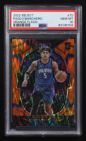 Paolo Banchero 2022-23 Panini Select Orange Flash #72 RC (PSA 10) at PristineAuction.com