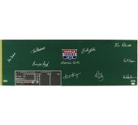 1975 Red Sox 12x36 Home Run Wall Board Signed By (10) with Rico Petrocelli, Steve Dillard, Tim Blackwell (JSA) at PristineAuction.com